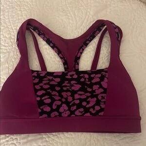 lululemon athletica Splendour Sports Bra Mini Cherry Cheetah
